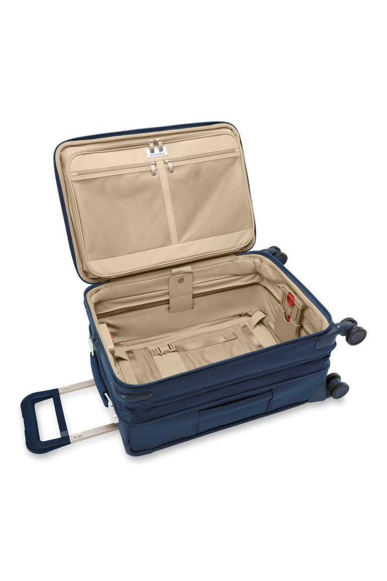 Baseline Essential 22-Inch Expandable Spinner Carry-On Bag, Alternate, color, NAVY