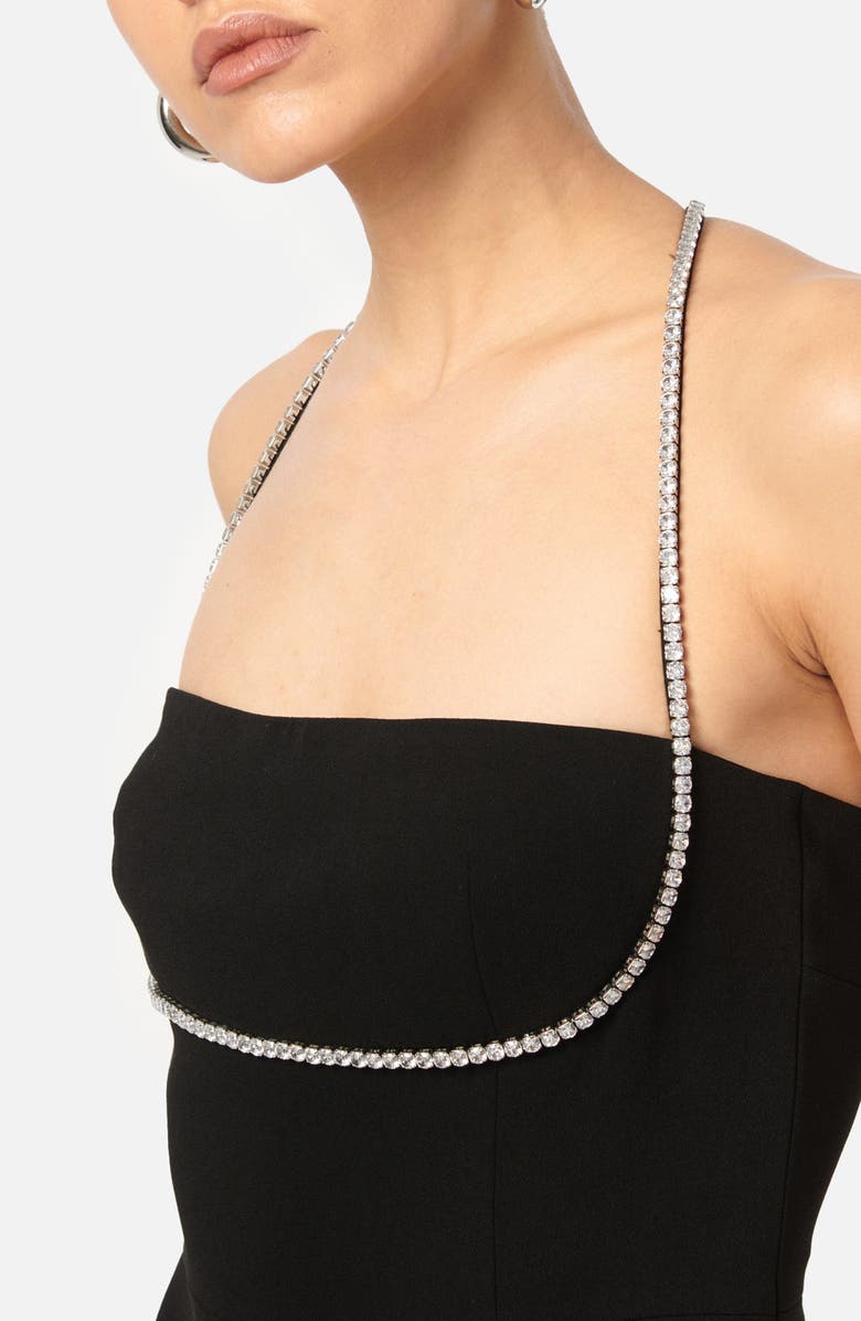 CAMI NYC Sayu Embellished Crepe Minidress, Alternate, color, 