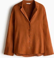 H&M Oversized Linen Shirt