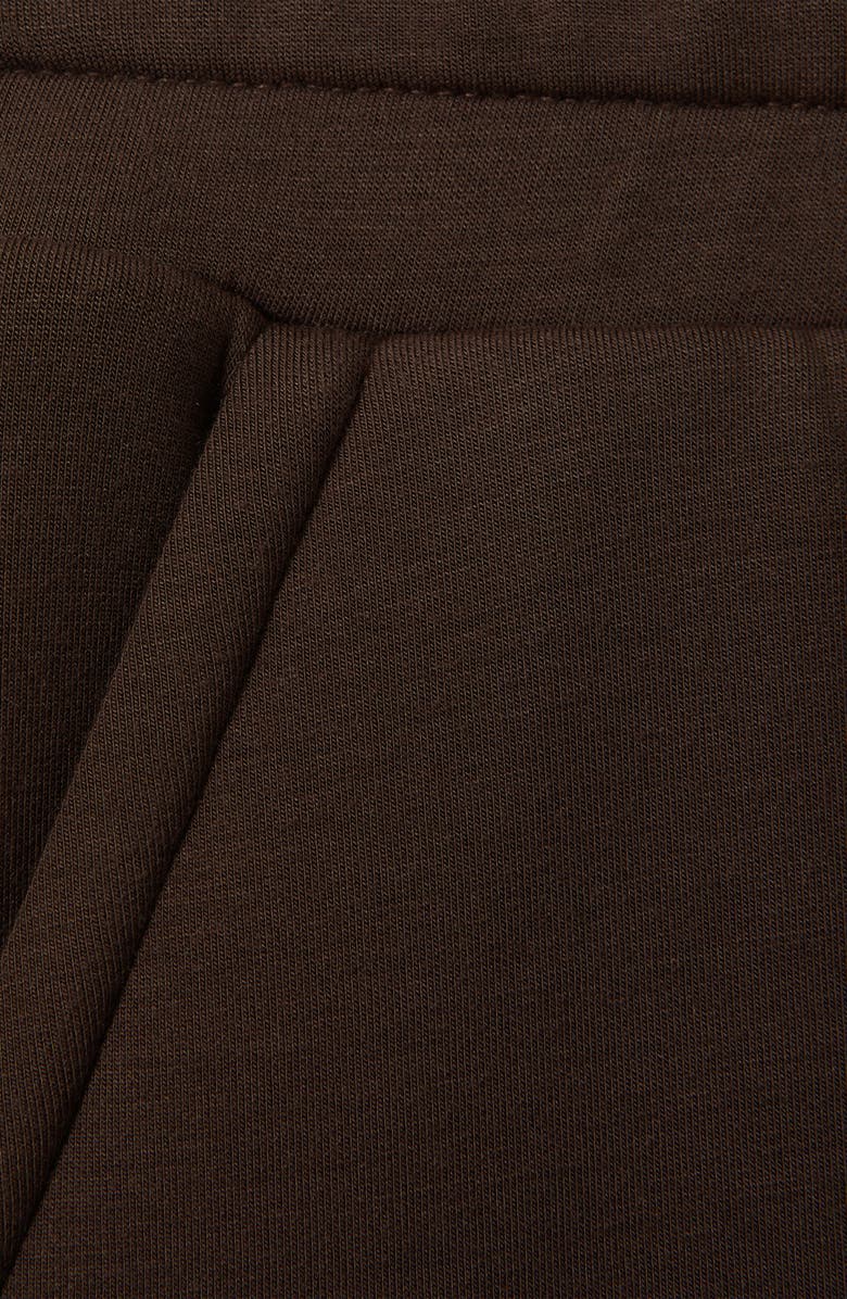 Reiss Bernie Crop Sweatshirt, Alternate, color, Chocolate