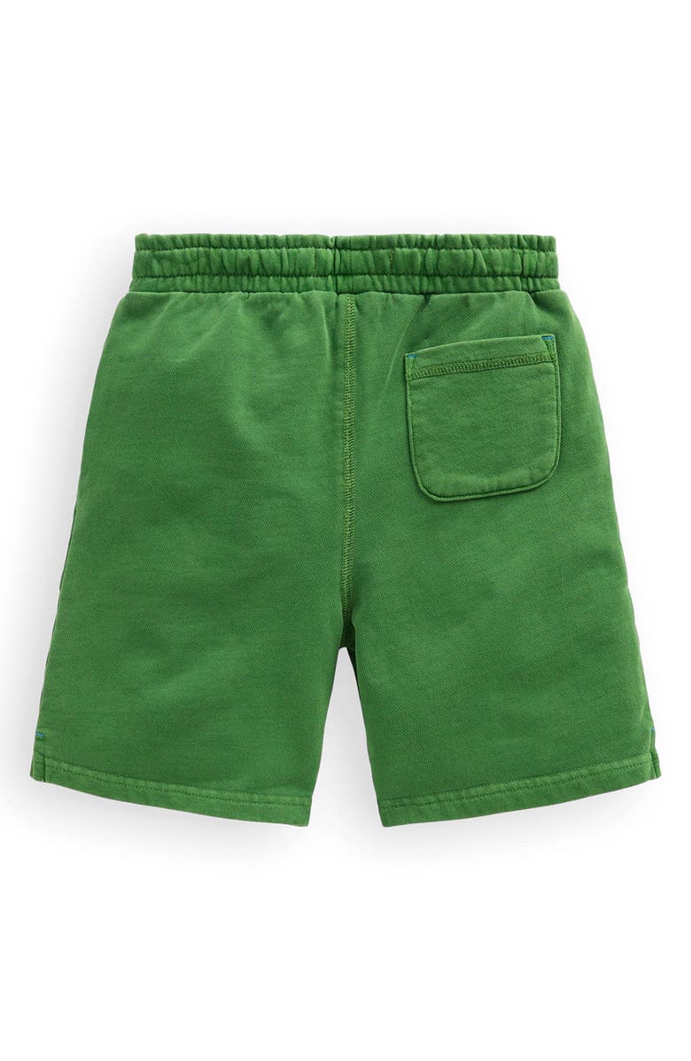 Mini Boden Kids' Garment Dyed Cotton Drawstring Shorts, Alternate, color, Mint Green