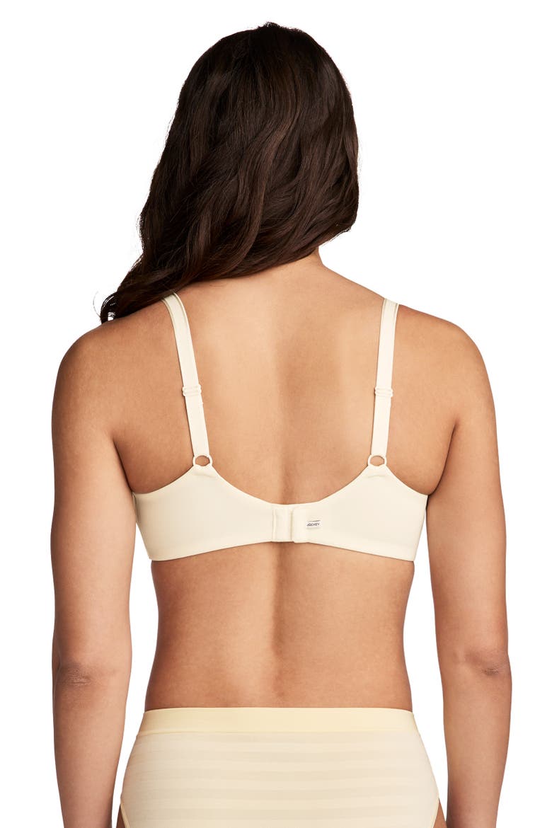 Women's Smooth & Sleek Microfiber Full Coverage Wirefree T-shirt Bra, Alternate, color, Fawn
