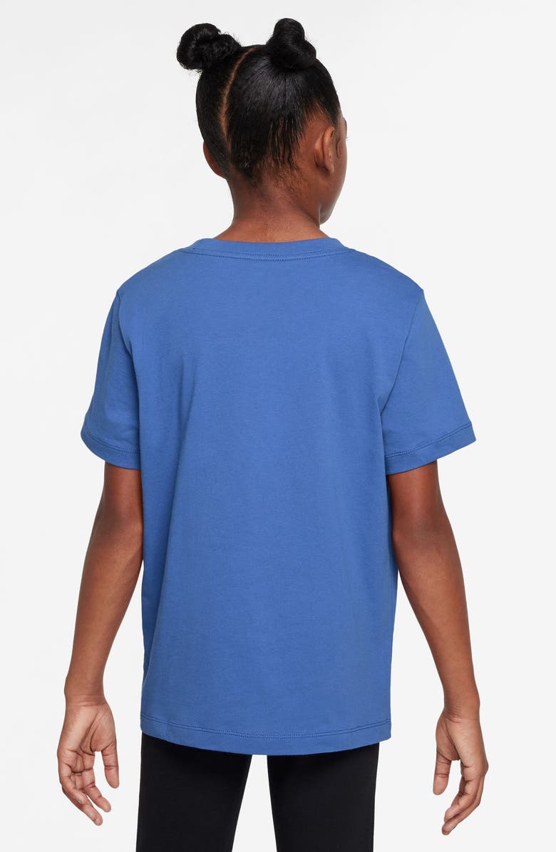 Nike Kids' Club Futura Appliqué T-Shirt, Alternate, color, Comet Blue