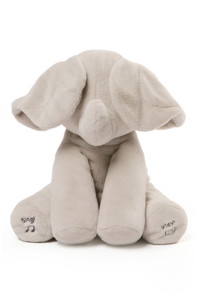 Baby Gund Flappy The Elephant Musical Stuffed Animal, Alternate, color, GREY