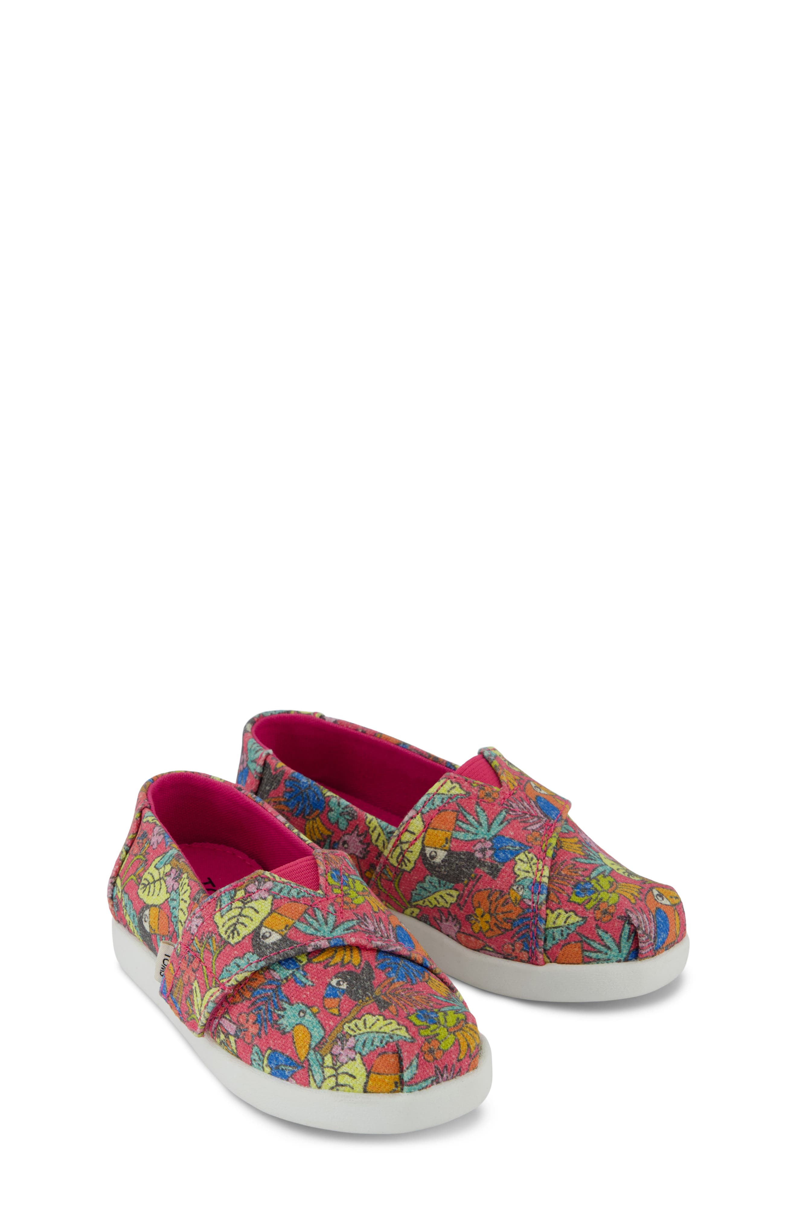 TOMS Kids' Alpargata Sneaker, Alternate, color, Pink
