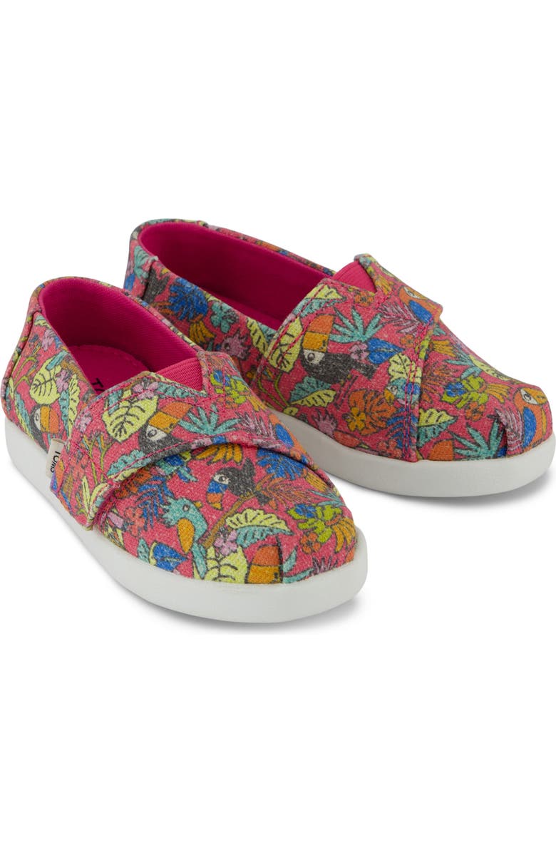 TOMS Kids' Alpargata Sneaker, Alternate, color, Pink
