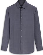 Bugatchi James OoohCotton® Dot Print Button-Up Shirt