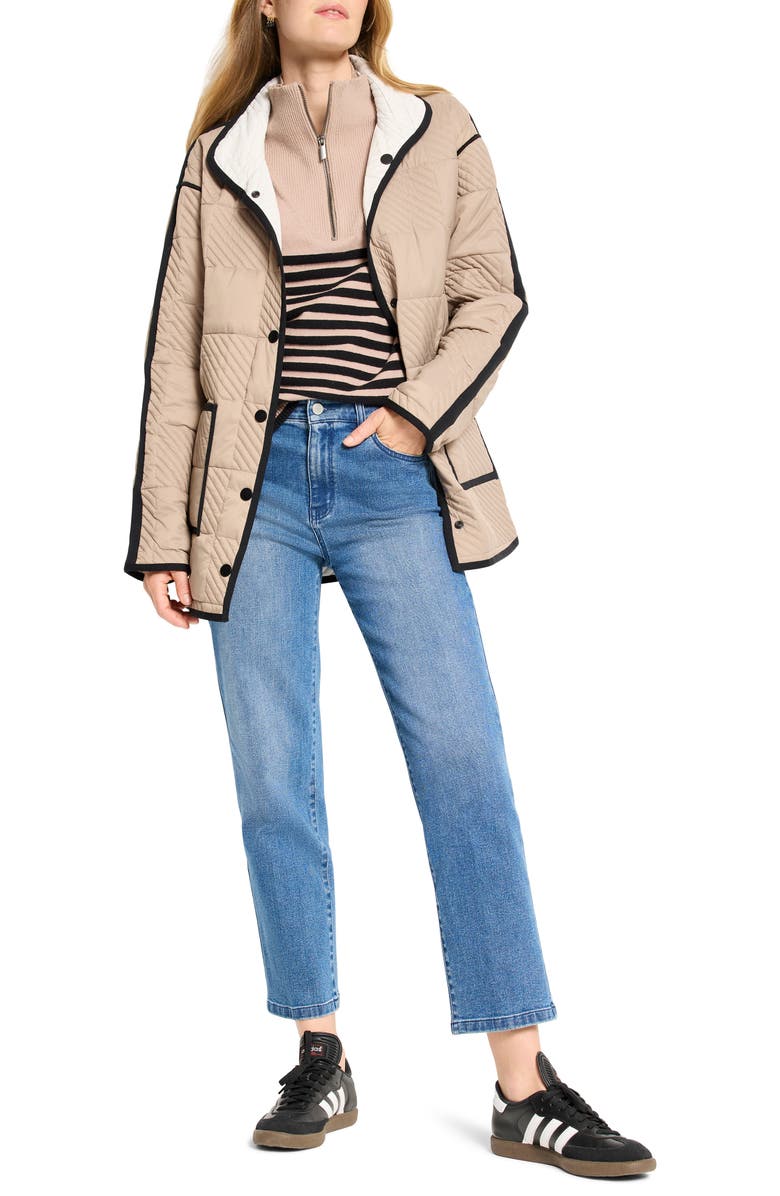 NIC+ZOE Quarter Zip Sweater, Alternate, color, Neutral Multi