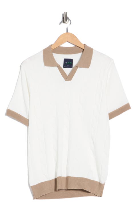 Johnny Collar Knit Polo Sweater