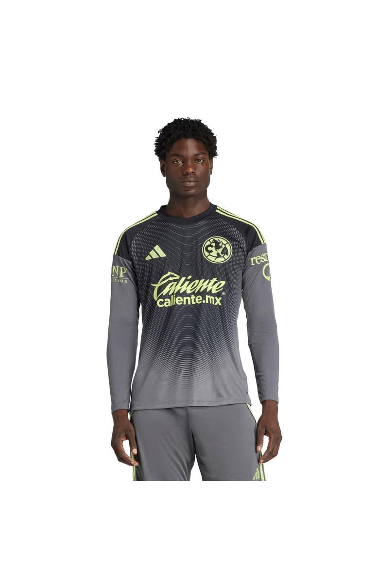 adidas Men's adidas Gray Club America 2025/26 Long Sleeve Goalkeeper Jersey, Alternate, color, Gray