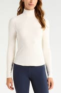 Zella Ascend Rib Mockneck Top