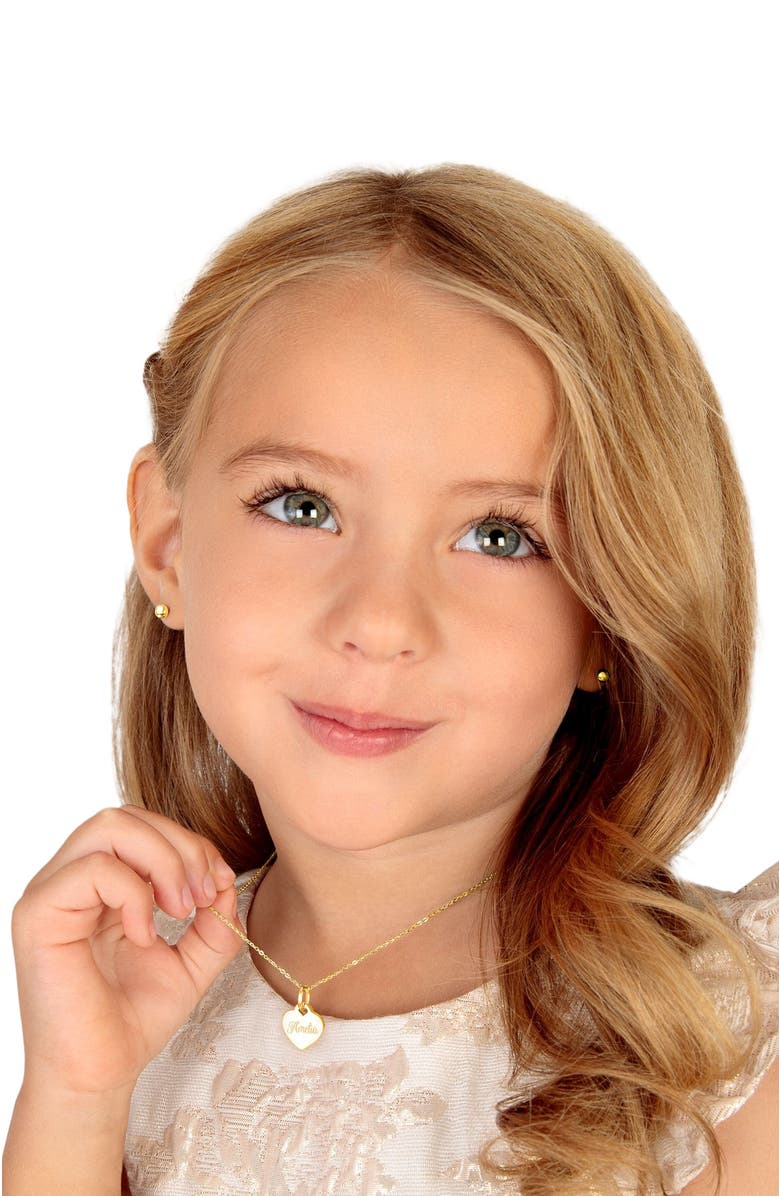 Tiny Blessings 14K Gold 4mm Classic Round Studs Screw Back Earrings, Alternate, color, 14K Yellow Gold