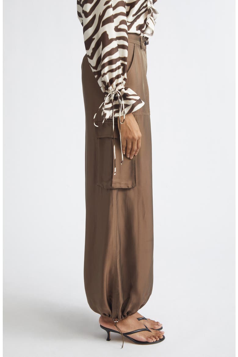 James Wide Leg Cargo Pants, Alternate, color, COFFEE