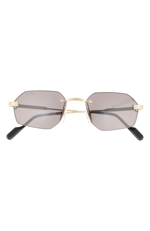 54mm Frameless Sunglasses