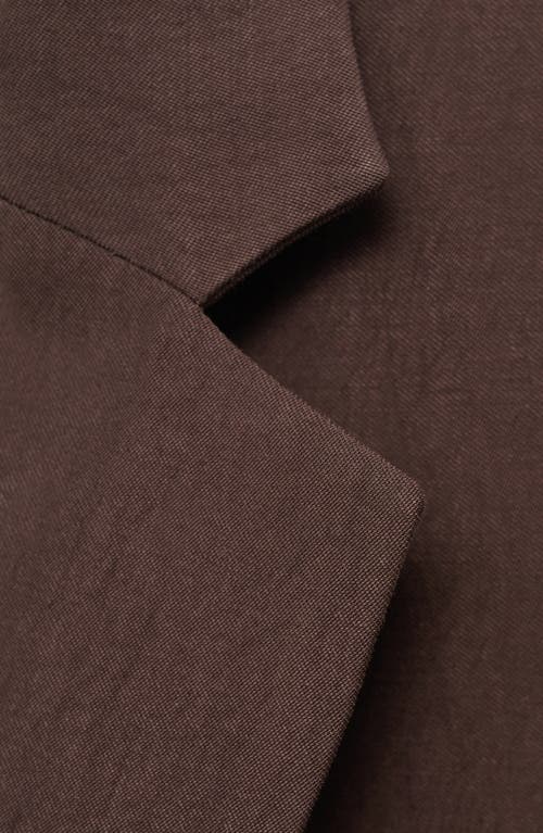 Mango Suit Jacket In Brown