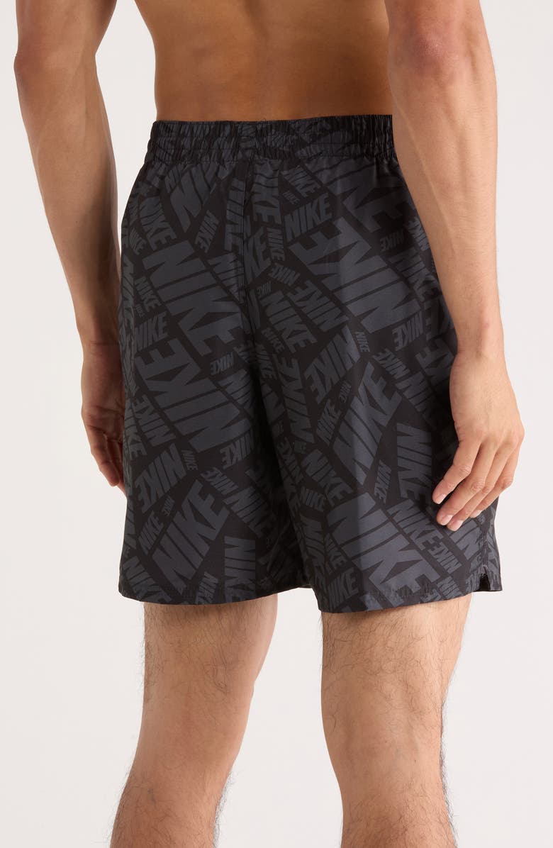 Nike Seven-Inch Volley Swim Trunks, Alternate, color, Black