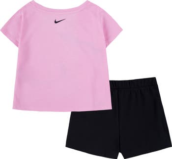 Kids' Swoosh Graphic T-Shirt & Skort Set