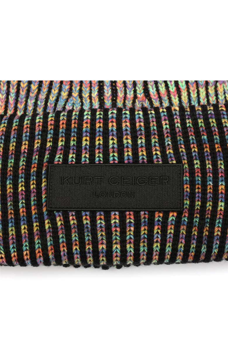 Kurt Geiger London Marled Rib Beanie, Alternate, color, 