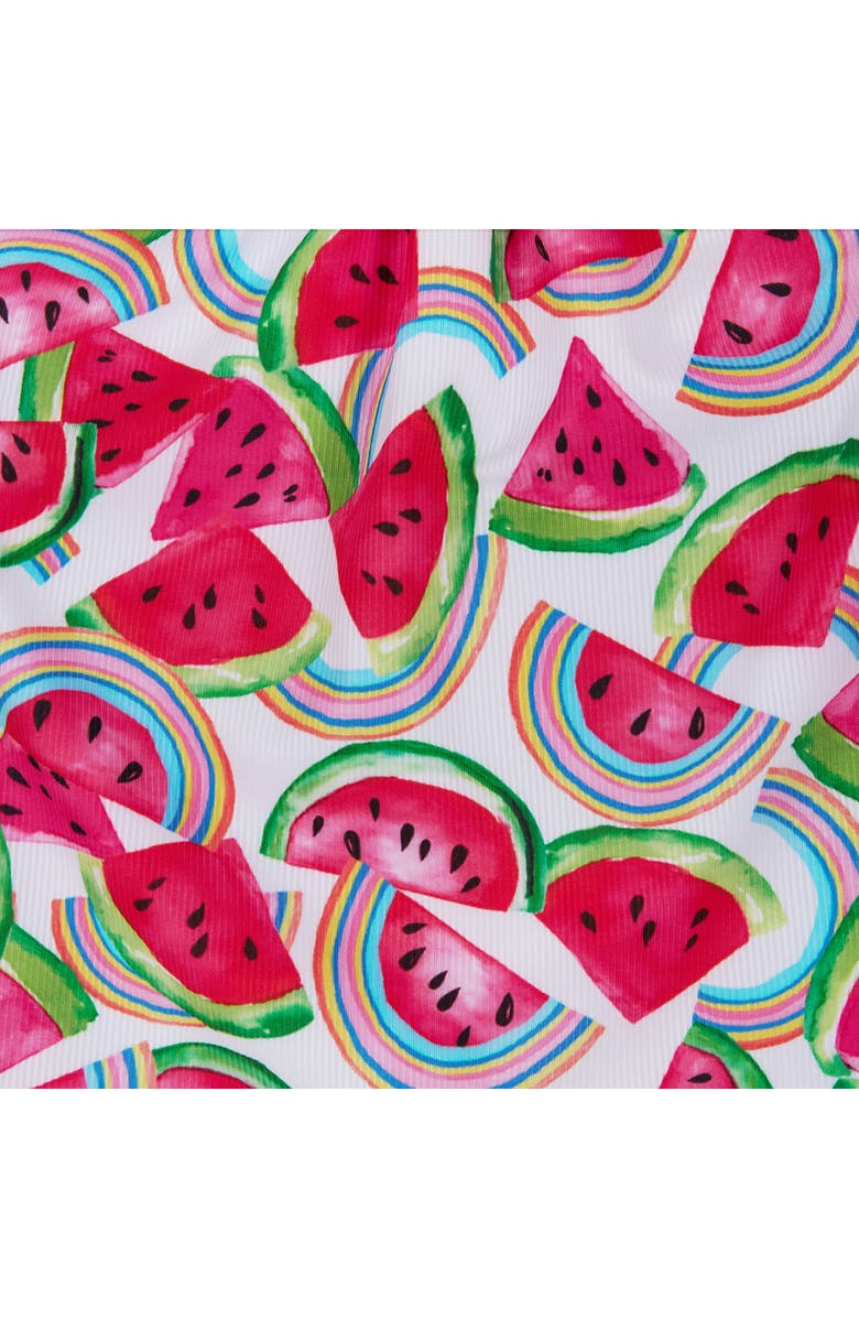Andy & Evan Kids' Watermelon Tankini Two-Piece Swimsuit, Alternate, color, Pink Watermelon