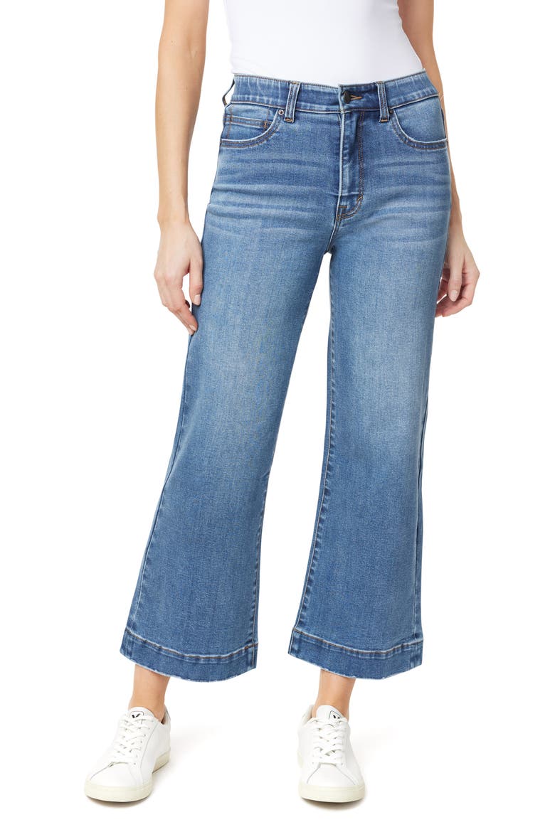 Summer in the City 27-Inch High Rise Crop Flare Leg Jeans, Main, color, CAPRI
