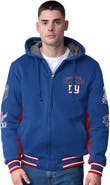 G-III Extreme Men's G-III Extreme Royal New York Giants No Huddle Commemorative Full-Zip Hoodie Jacket