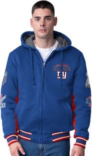 G-III Extreme Men's G-III Extreme Royal New York Giants No Huddle Commemorative Full-Zip Hoodie Jacket