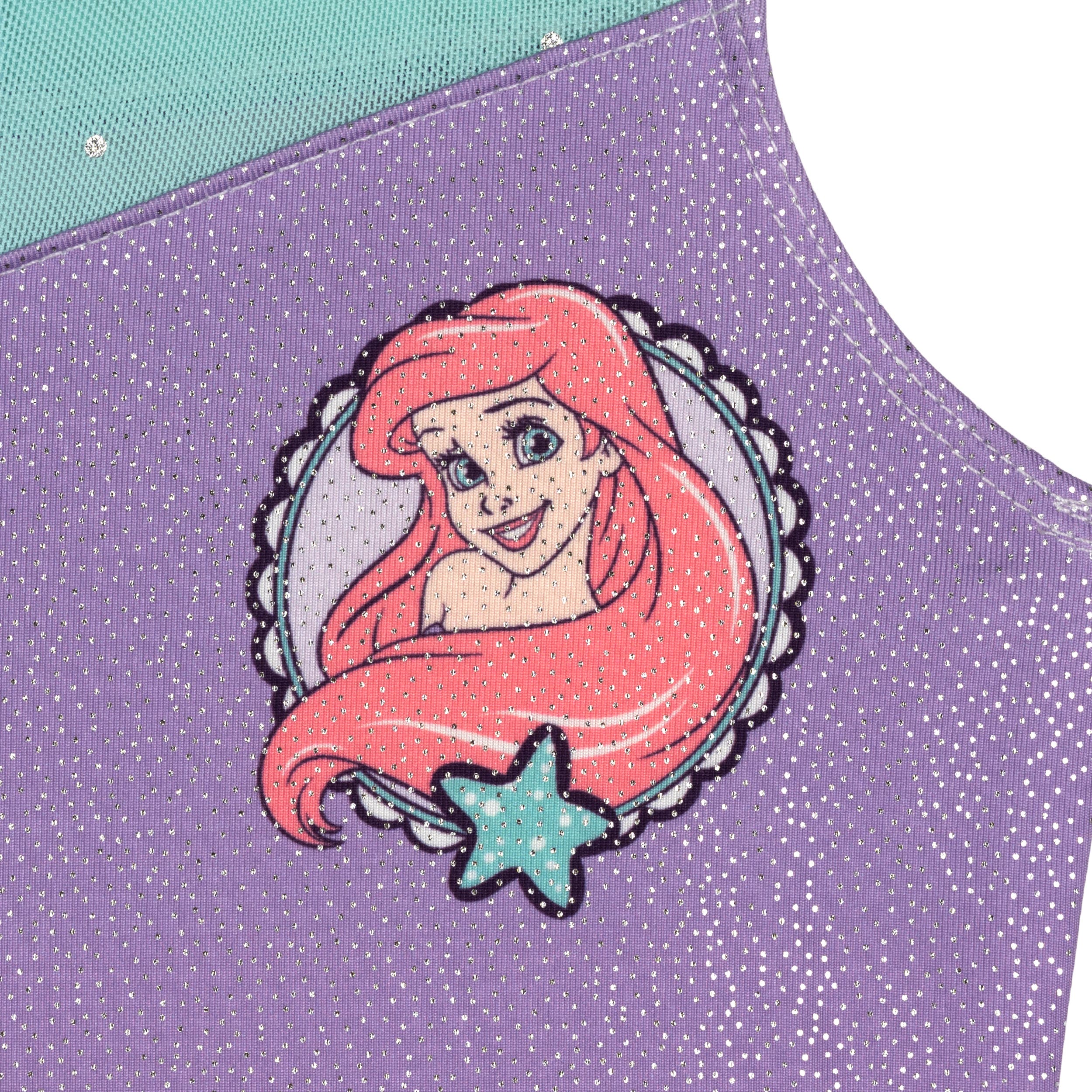 Disney The Little Mermaid Princess Ariel Sleeveless Gymnastics One ...