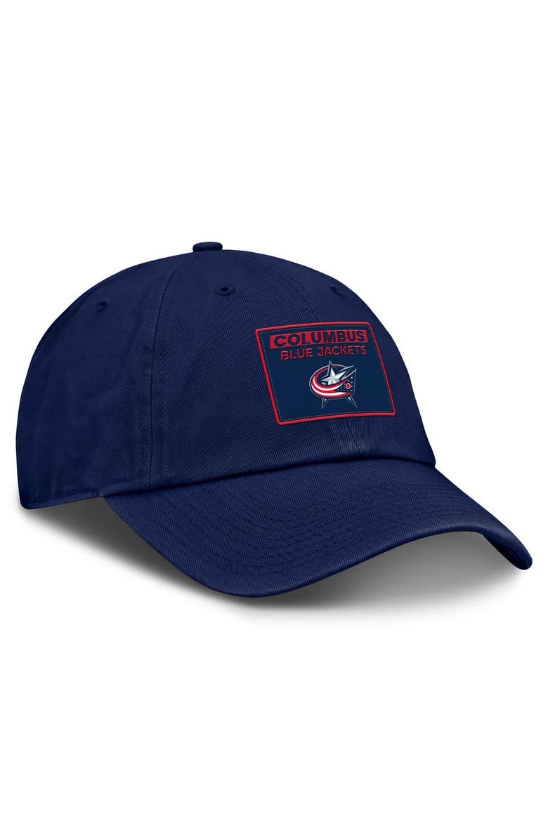 FANATICS Men's Fanatics Navy Columbus Blue Jackets Authentic Pro Prime Adjustable Hat, Alternate, color, Navy