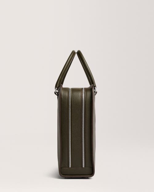 Carl Friedrik Palissy Double Briefcase In Dark Olive