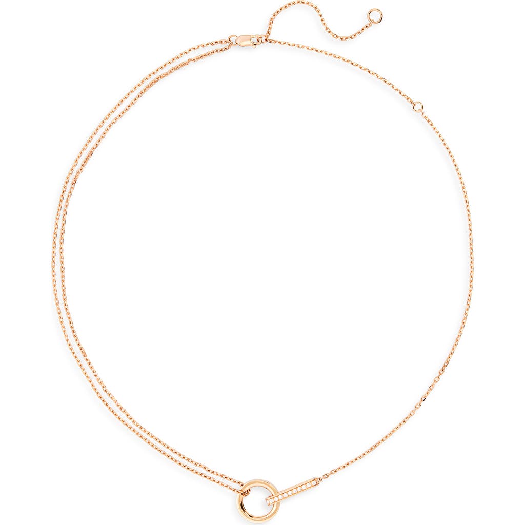 Repossi Berbere Modular Diamond Pendant Necklace In Gold