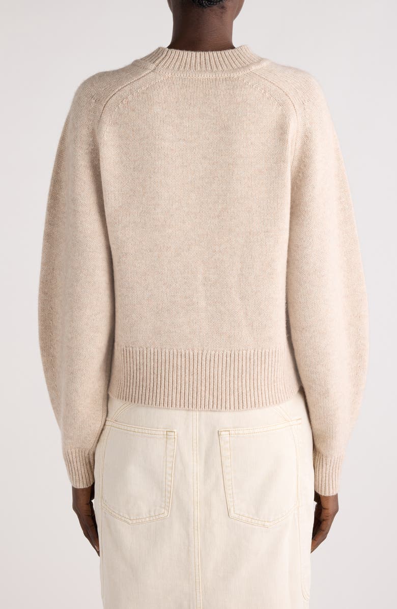 Isabel Marant Leandra Merino Wool & Cashmere Sweater, Alternate, color, Light Beige
