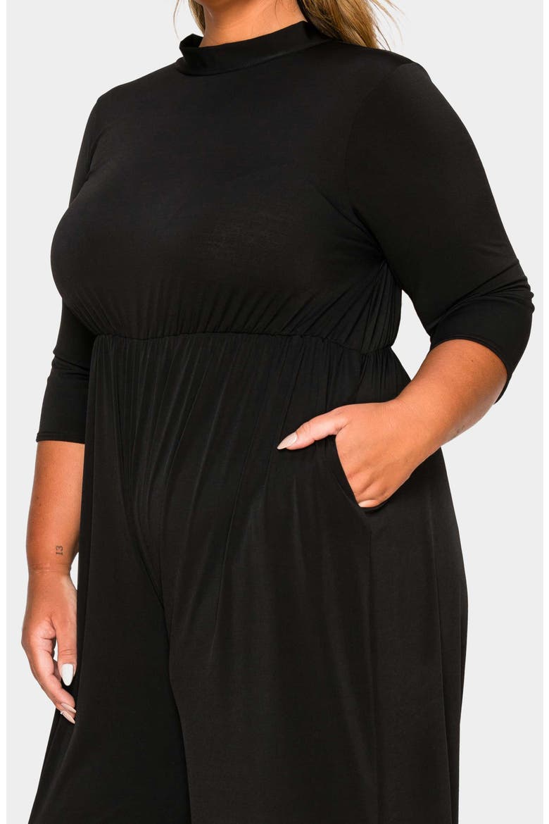Summer Wide Leg Jumpsuit, Alternate, color, BLACK