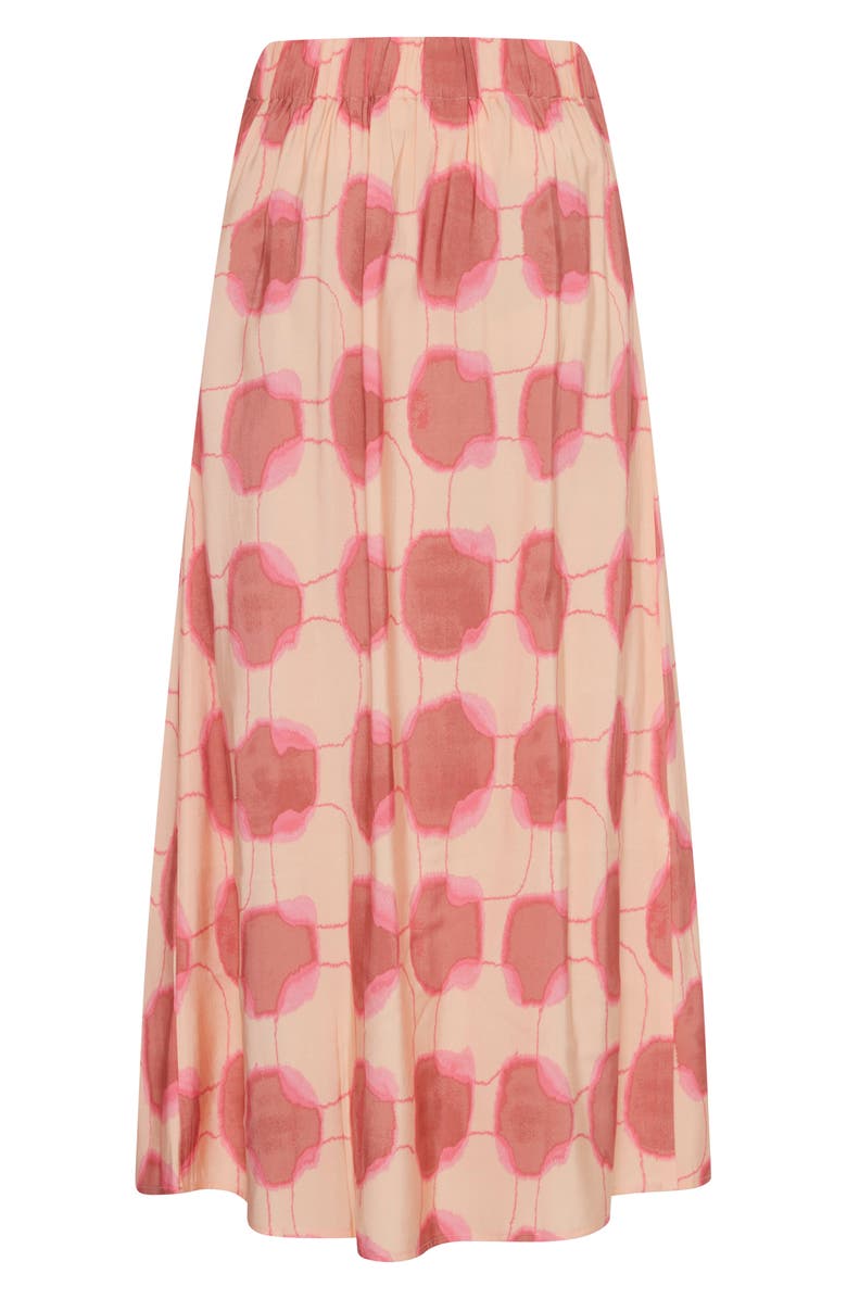 B.YOUNG Hanva Tulip Hem Skirt, Alternate, color, Pink Tye Dye Mix