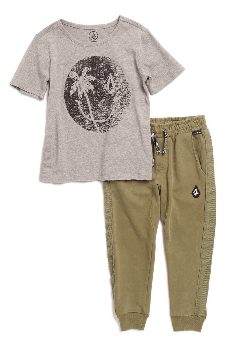 Volcom Kids' Graphic T-Shirt & Joggers Set, Main, color, 