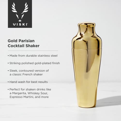 Viski Parisian Cocktail Shaker In Belmont