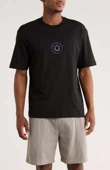 HUGO Napoka Logo Graphic Cotton T-Shirt