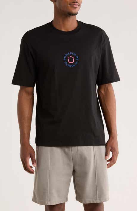 HUGO Napoka Logo Graphic Cotton T-Shirt