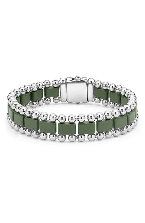 Men's Anthem Ceramic Link Bracelet