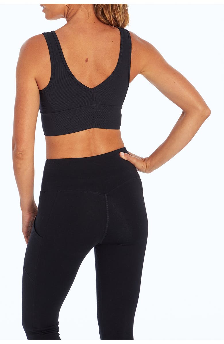 MARIKA Logan Ribbed Sports Bra, Alternate, color,