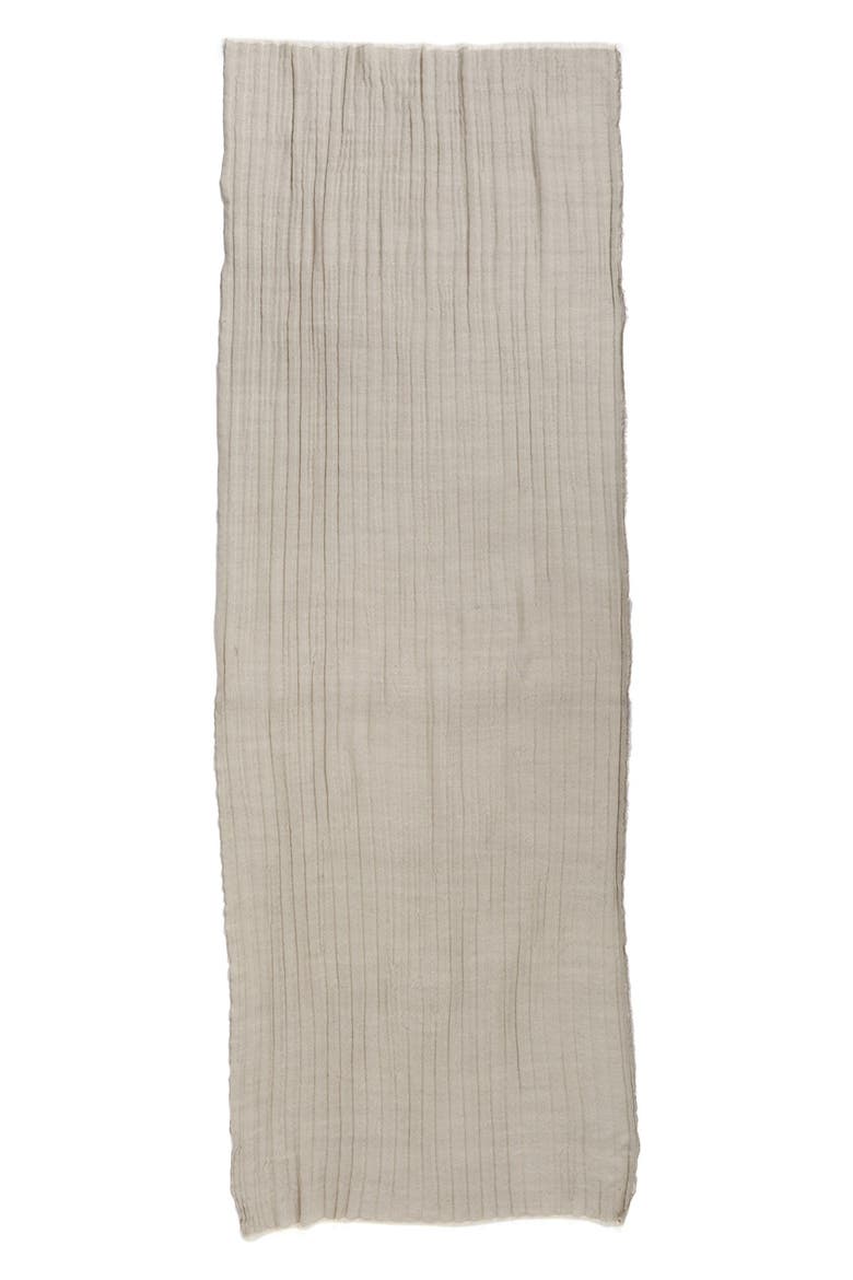Textured Wool Wrap Scarf, Alternate, color, GREY OPAL