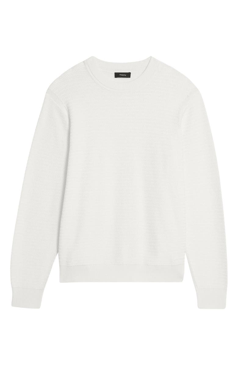 Theory Riland Organic Cotton Crewneck Sweater, Alternate, color, 