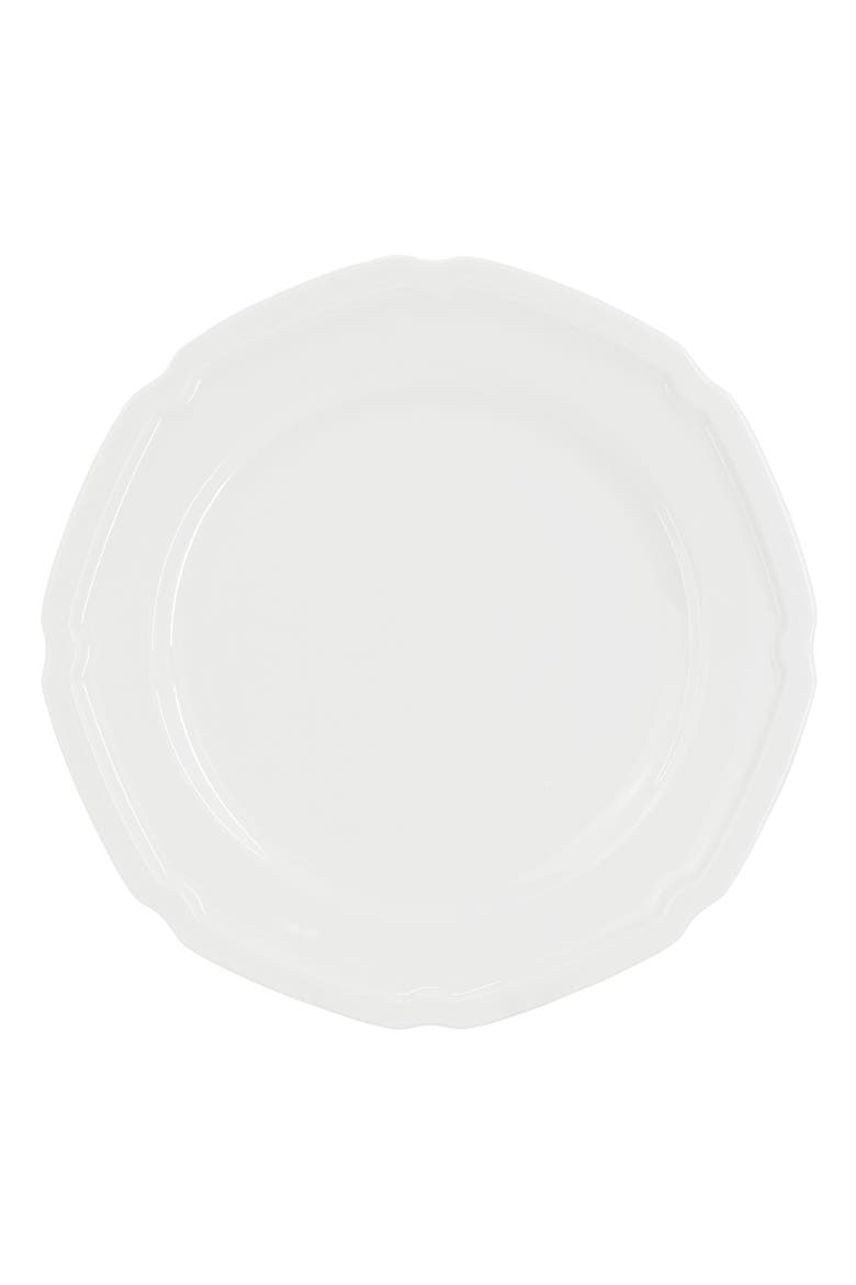 Bavaria 16 piece Scallop Rim Bone China Dinnerware Set, Alternate, color, White