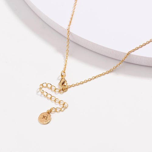 Hollywood Sensation Dainty Black Onyx Beaded Link Necklace In Gold