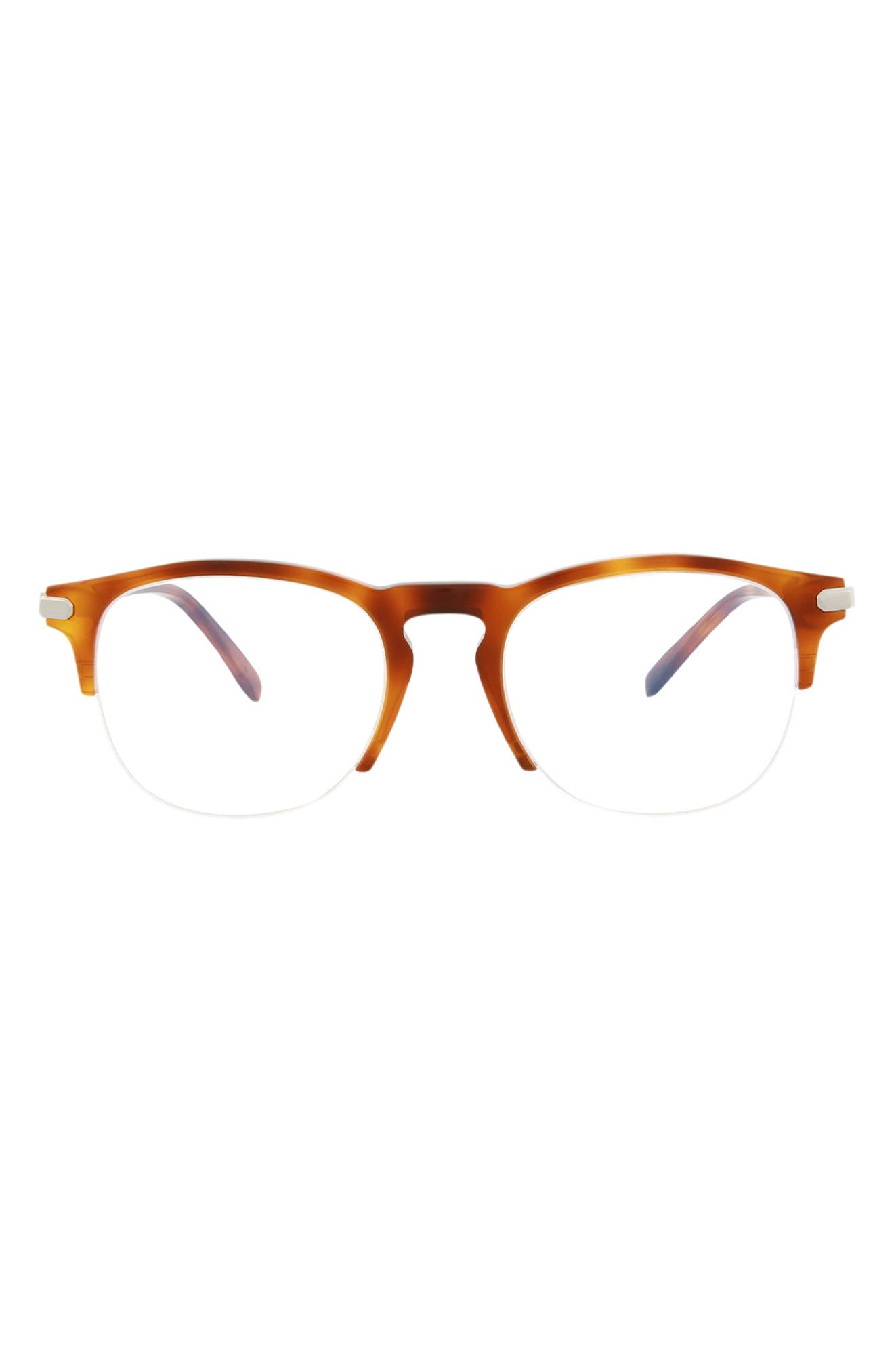 Brioni Fashion 51mm Round Optical Glasses