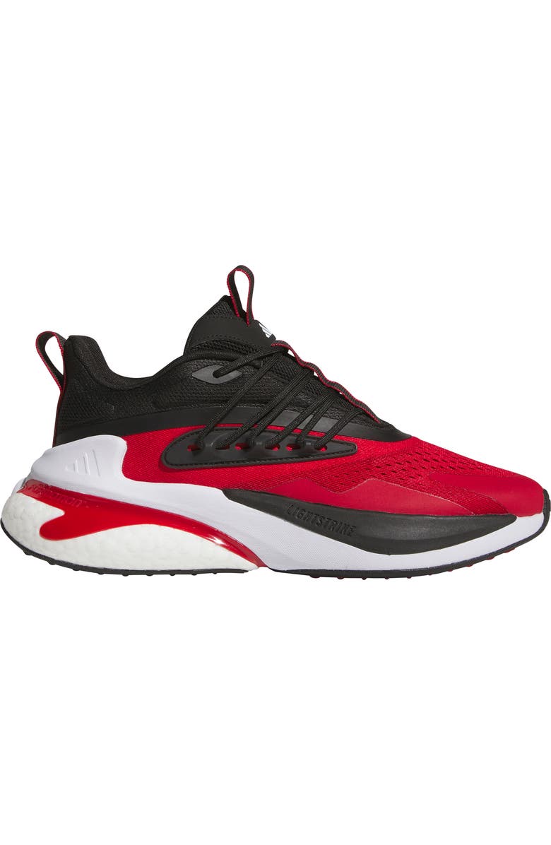 adidas Alphaboost v2 Team Colors Running Shoe, Alternate, color, Team Power Red/ Black/ White