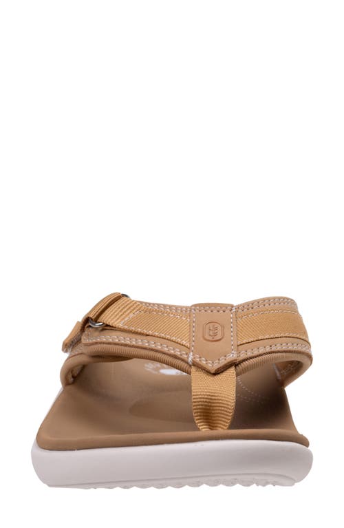 Revitalign Yumi Northfork Flip Flop In Brown
