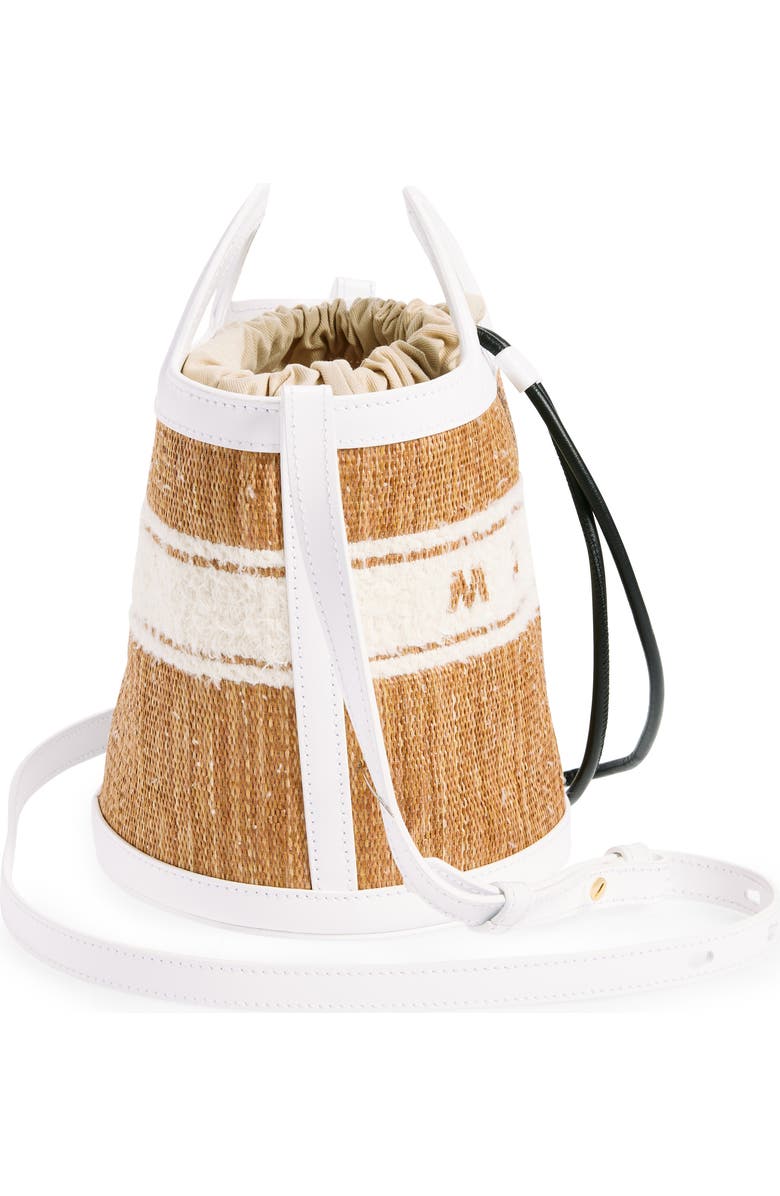 Marni Mini Tropicalia Faux Raffia Bucket Bag, Alternate, color,