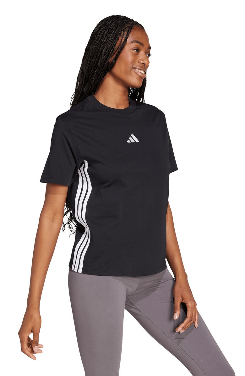adidas 3-Stripes Cotton T-Shirt, Alternate, color,