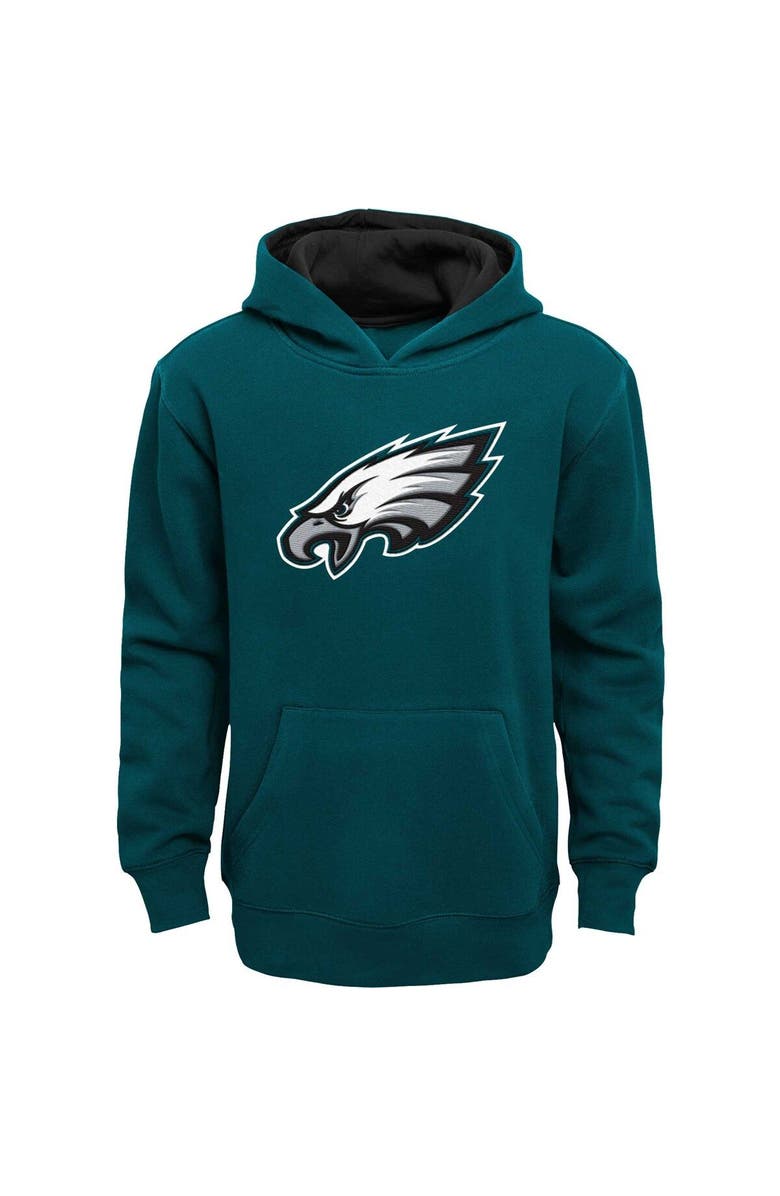 Outerstuff Youth Green Philadelphia Eagles Prime Pullover Hoodie, Main, color, Green