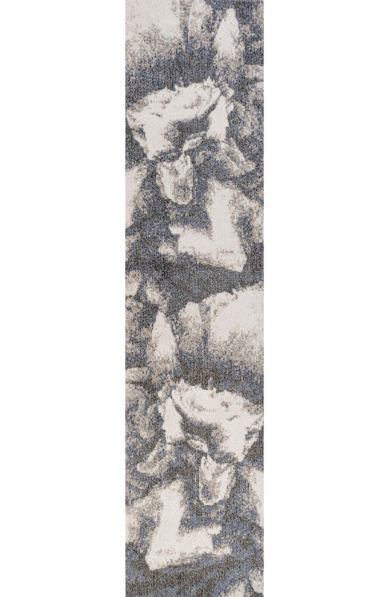 JONATHAN Y Petalo Abstract Two-Tone Modern Area Rug, Alternate, color, Gray/Cream